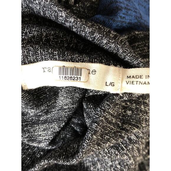 Rag & Bone Bowery Sweater Dress Long Sleeve Turtleneck Colorblock Striped Large - Picture 6 of 9